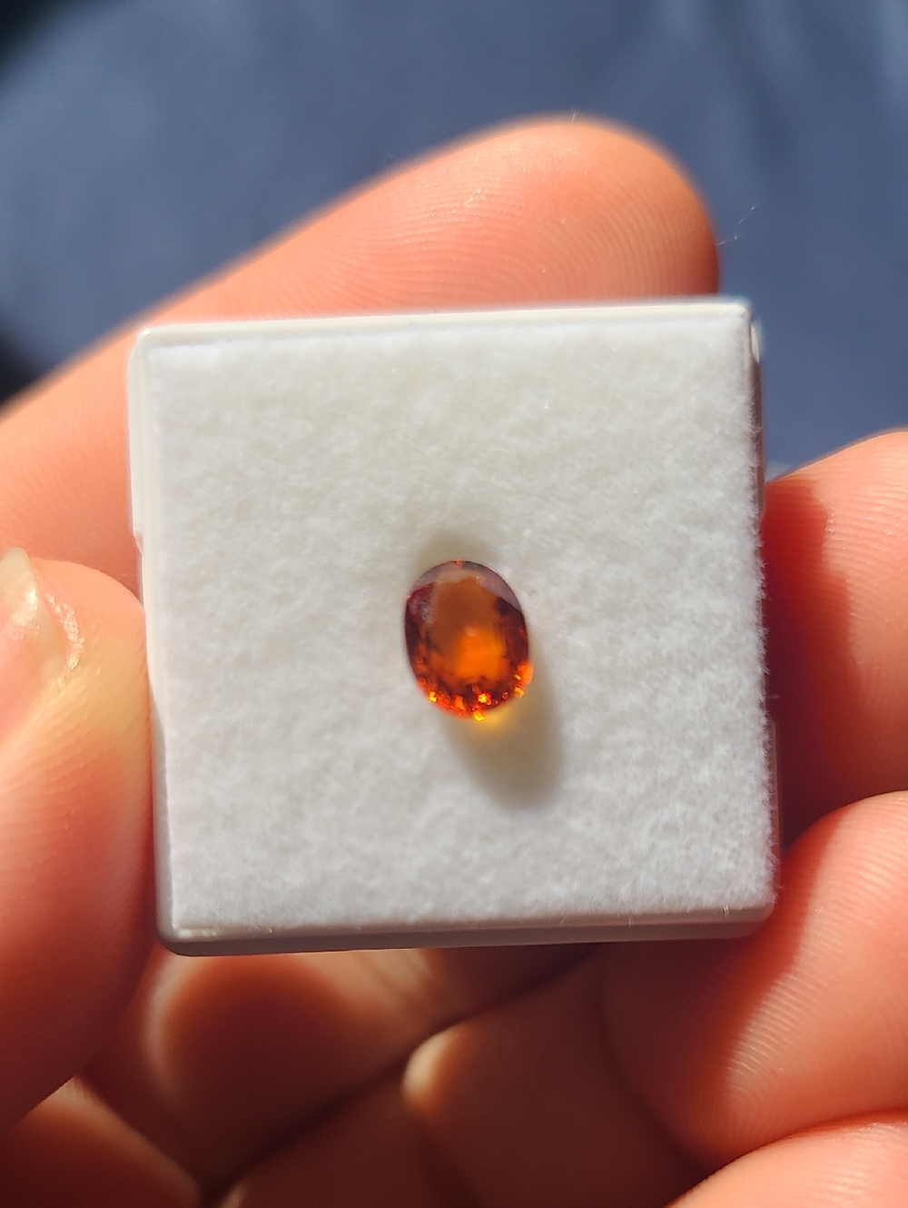 Orange Spessartine Garnet Gemstone